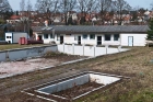 Fotografie z výstavby plovárny